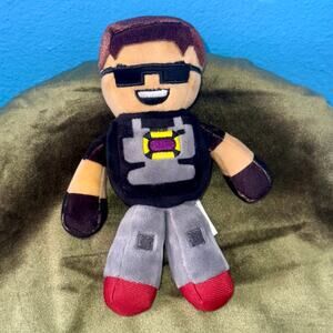 Tube Heroes SkyDoesMinecraft Sky Plush 7” Jazwares 2015 Gamer YouTuber Toy